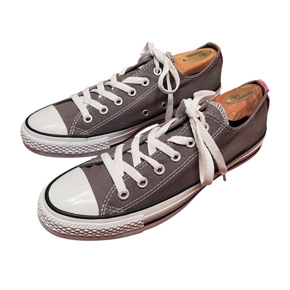 Converse Chuck Taylor Gray/Pink All Star Double Tongue Size 9 - Picture 3 of 10